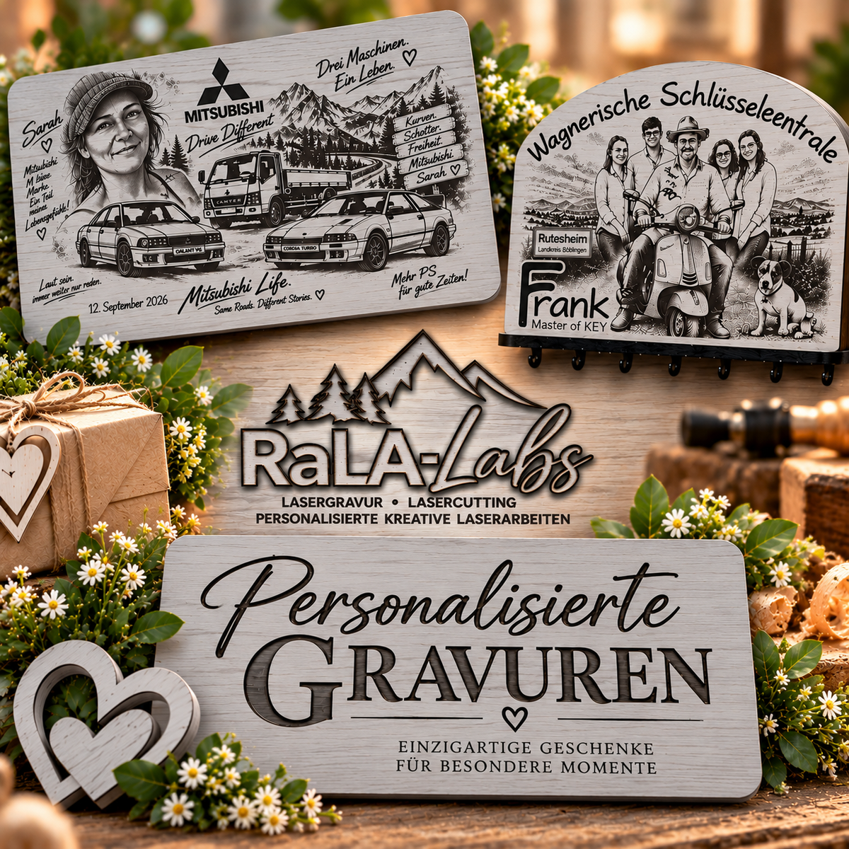 Personalisierte Gravuren