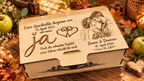 Personalisierte Hochzeitsbox aus Holz – Geschenkbox zur Hochzeit